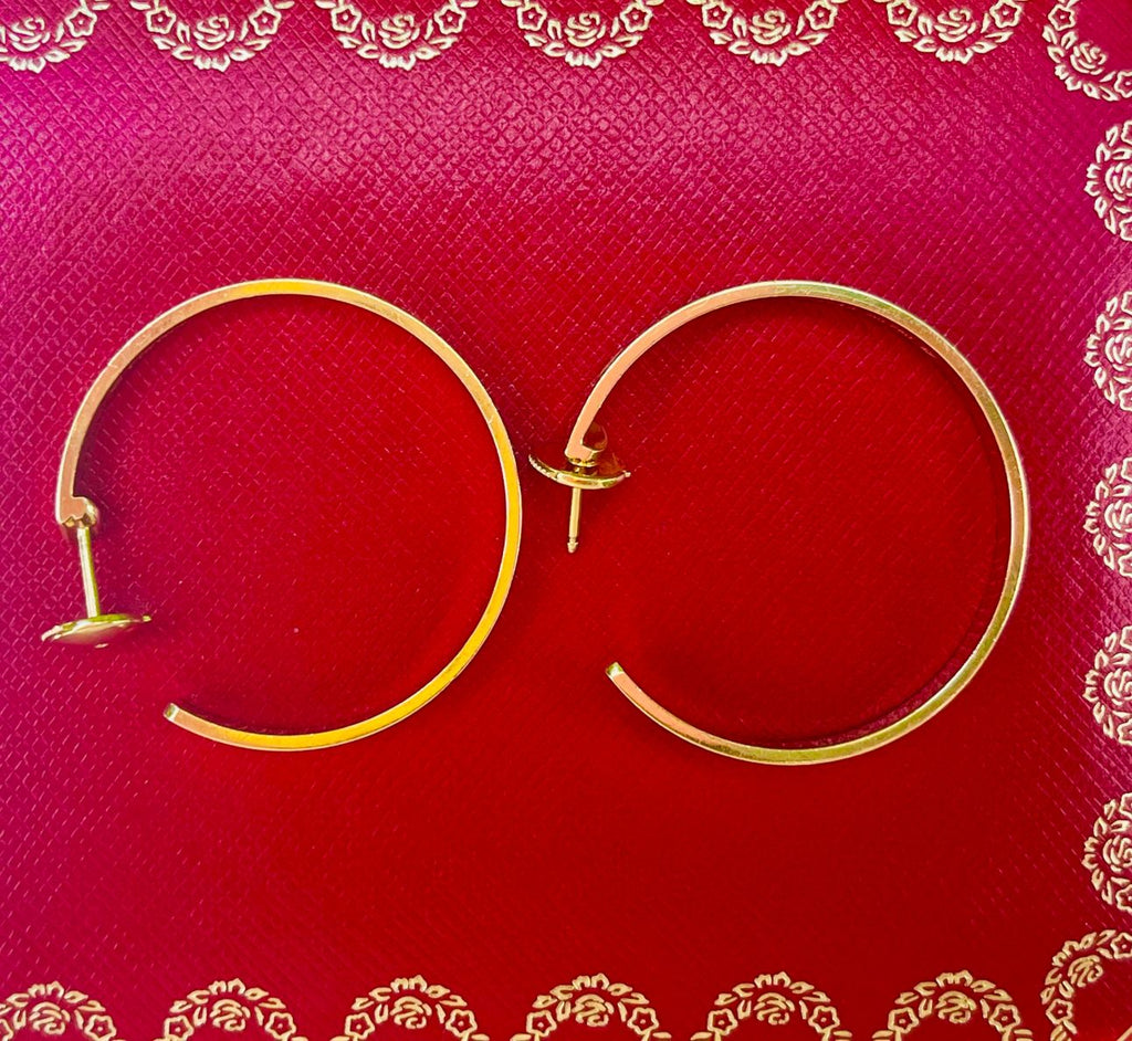 Cartier Love Hoop Earrings