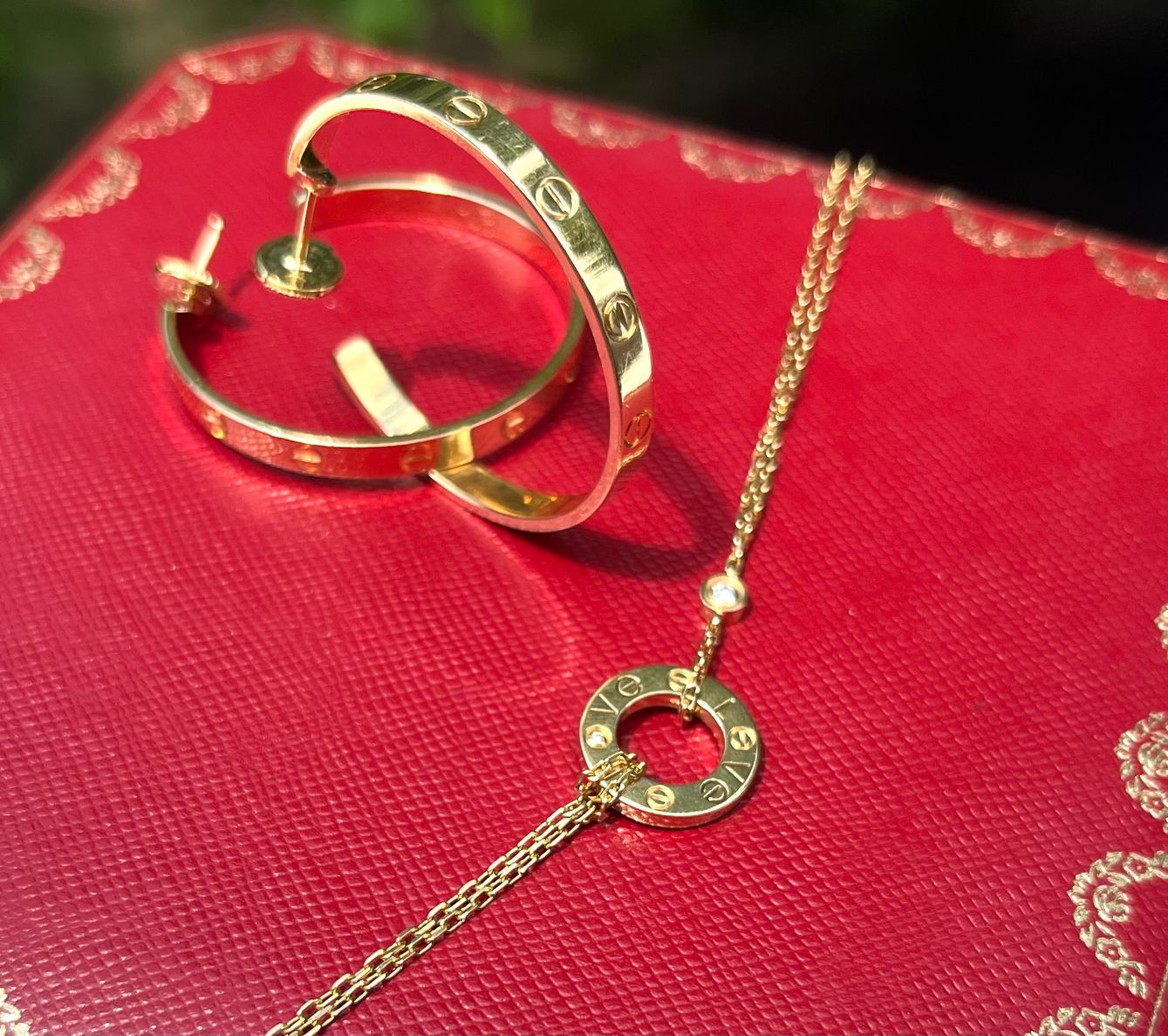 Cartier Love Hoop Earrings