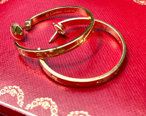 Cartier Love Hoop Earrings