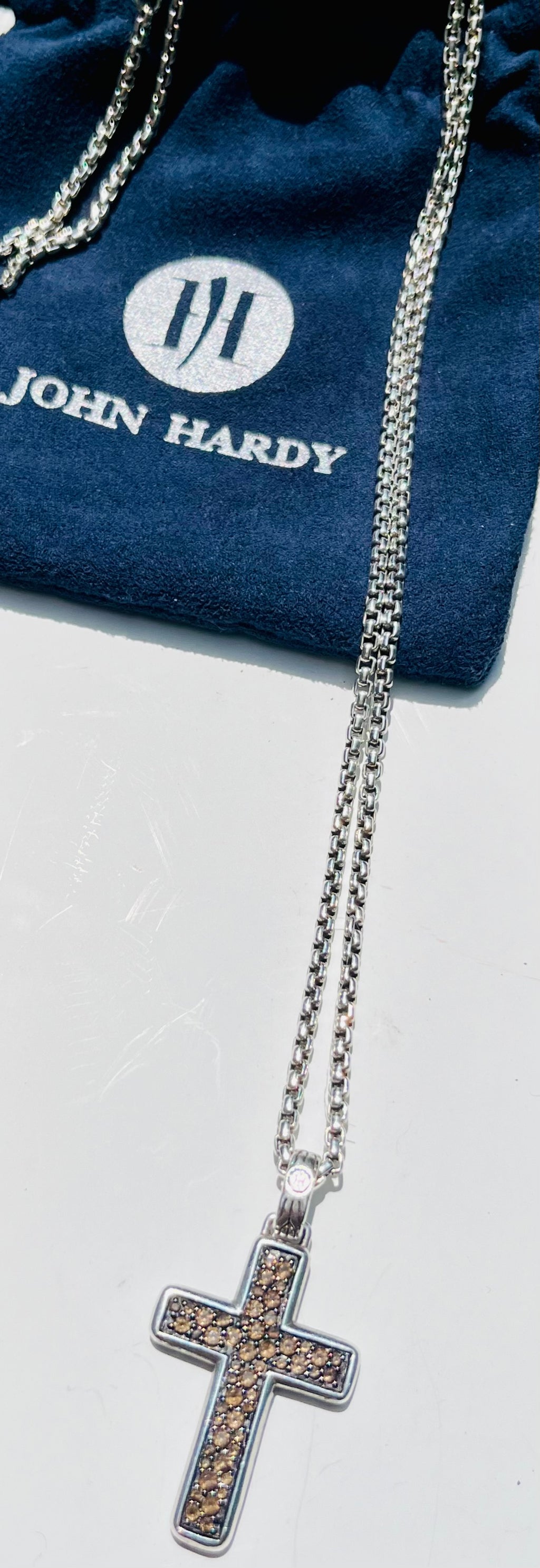 John Hardy Sterling Silver Cross Pendant