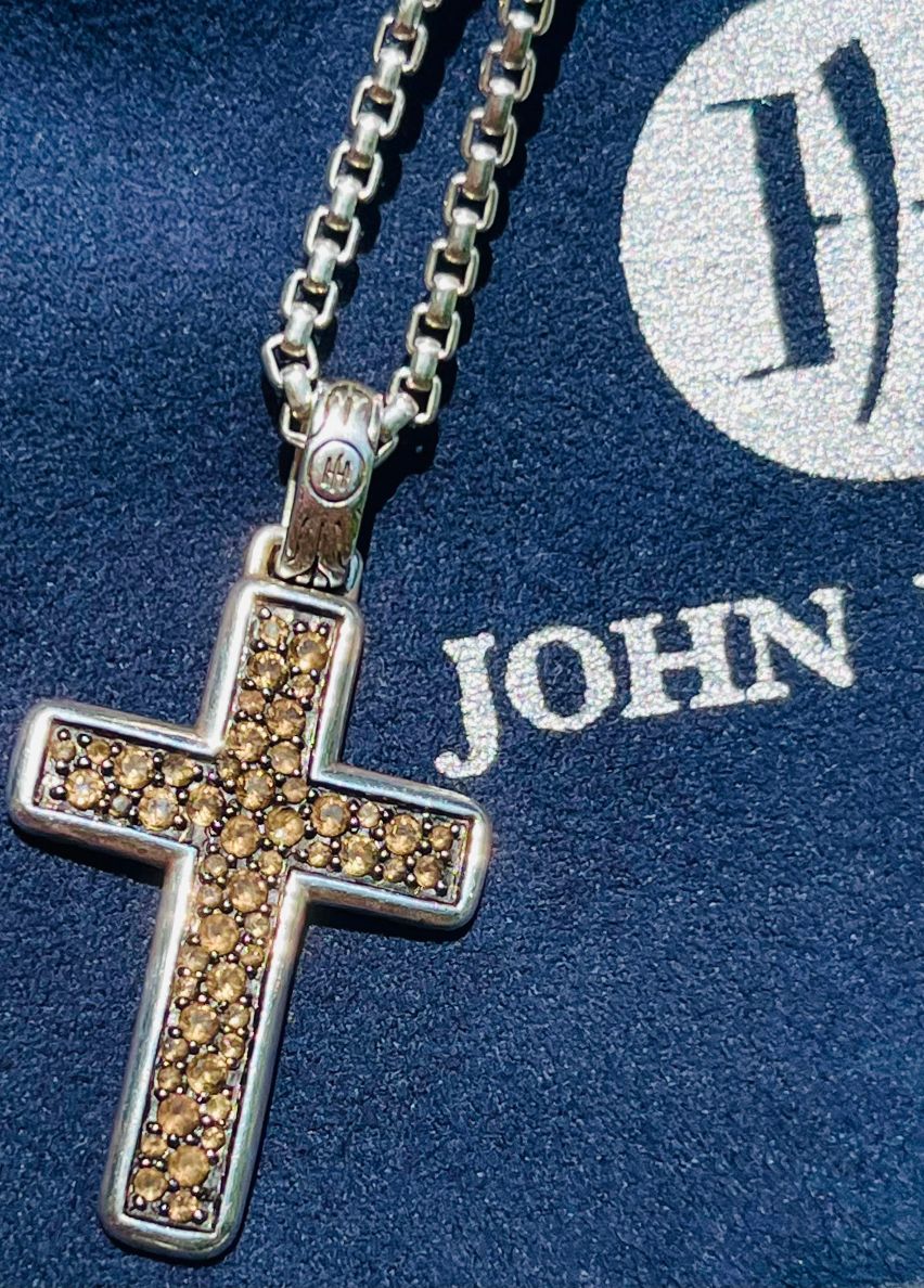 John Hardy Sterling Silver Cross Pendant